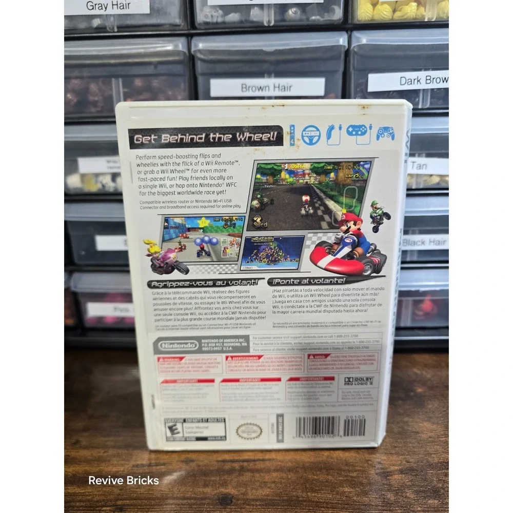 Mario Kart Wii (Nintendo Wii, 2008) CIB Complete Tested Working Great Condition